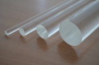 Acrylglas (allround), Rundstab, Farblos Durchmesser 12 mm GP: 4,60 € / lfm